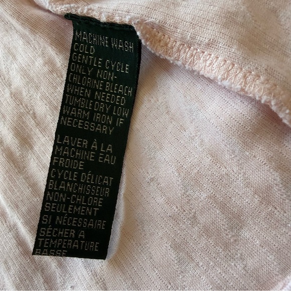 Lauren Ralph Lauren Pink Textured Button Cardigan Long Sleeve Size L - Picture 4 of 8